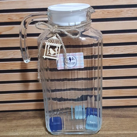 water jug and cubes